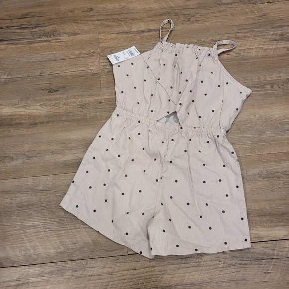 NWT Oshkosh B'gosh Kids Polkadot Romper Size 6 - Picture 5 of 6